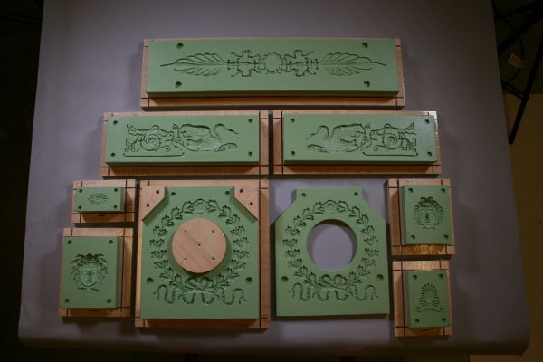 Production molds for each original piece
