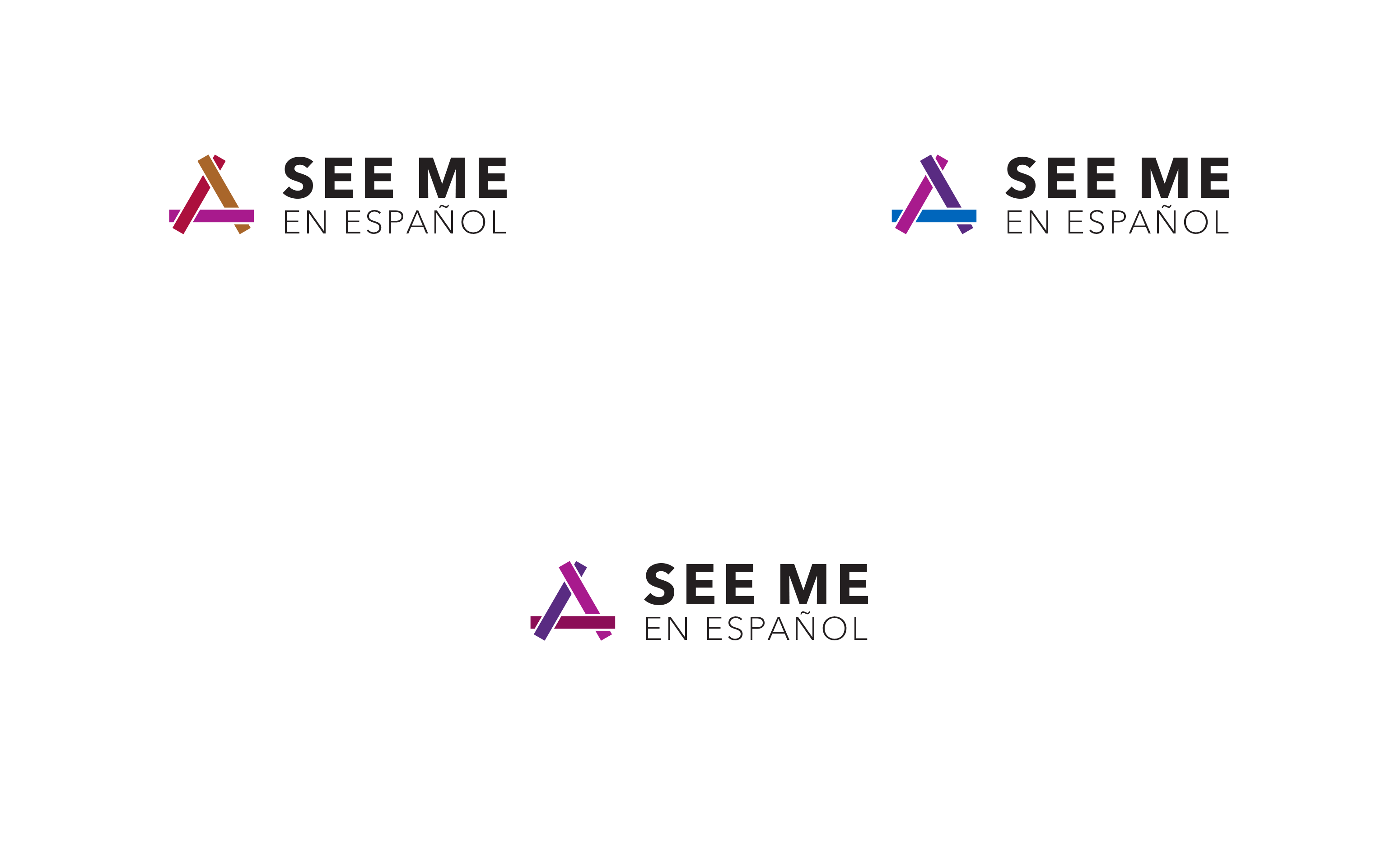 A page showing the Smithsonian Access Logo Family: "See Me at the Smithsonian" in Spanish