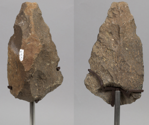 mounted handaxe